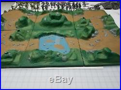 Marx Battleground Terrain 4184 1966 Playset Rare Look