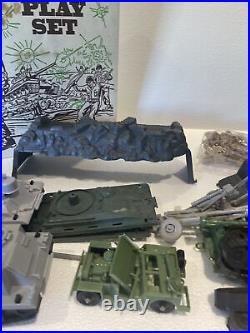 Marx Battleground WWII Playset 1995 Commemorative Edition Almost Complete
