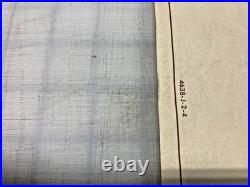 Marx Beachhead Instruction Sheet#2 1599 Large 2 Side, Red Ink, Displays Well