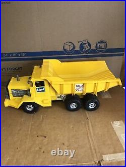 Marx Big Job Dump Truck Vintage Toy 1960s with BOX AS-IS FOR PARTS OR REPAIR