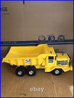 Marx Big Job Dump Truck Vintage Toy 1960s with BOX AS-IS FOR PARTS OR REPAIR