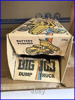 Marx Big Job Dump Truck Vintage Toy 1960s with BOX AS-IS FOR PARTS OR REPAIR