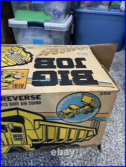 Marx Big Job Dump Truck Vintage Toy 1960s with BOX / Working Order