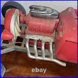 Marx Big Red Hot Rod Car T-Bucket 25'' 1960s Vintage Parts Repair Restoration