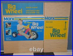 Marx Big Wheel Box # 5080 Deluxe Model With Hand Brake And Saddle Bag Box Only