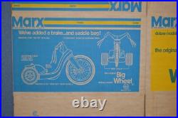 Marx Big Wheel Box # 5080 Deluxe Model With Hand Brake And Saddle Bag Box Only