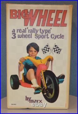 Marx Big Wheel Box From 1969