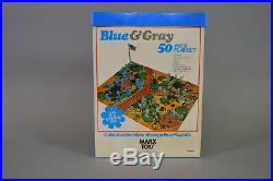 Marx Blue and Gray Playset Storage Box Set (MINT/UNOPENED)