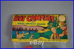 Marx Boy Scout Playset Boy Campers Header Bag set