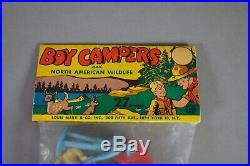 Marx Boy Scout Playset Boy Campers Header Bag set