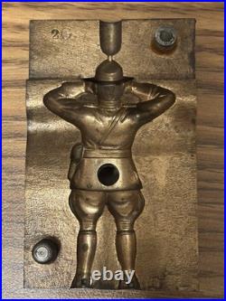 Marx Brass Mold For 60 MM Canadian Mounted Mold figure