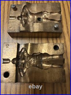 Marx Brass Mold For 60 MM Canadian Mounted Mold figure