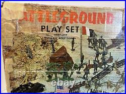 Marx Bros. Battleground Toy Set In Original Box. #4756