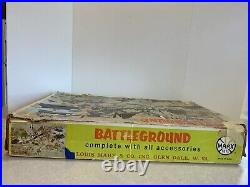 Marx Bros. Battleground Toy Set In Original Box. #4756