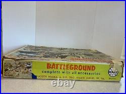 Marx Bros. Battleground Toy Set In Original Box. #4756