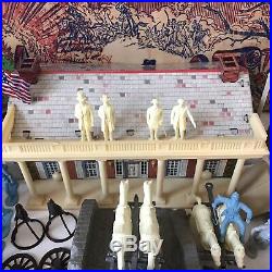 Marx CIVIL War Centennial Play Set- 1961-62 95% Complete In Box- Must See Set