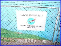 Marx Cape Kennedy Action Carry-All 1968 Metal Tin Litho Playset 30+ Accessories