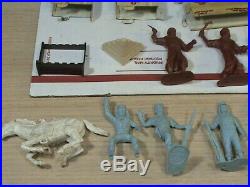 Marx Captain Gallant Foreign Legion Set Figures Trees Instructions Accessories