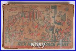 Marx Captain space solar port space Mars Planet Patrol Box vintage toys 50's x1