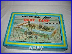 Marx Carry-All Boot Camp Action Play Set in Tin Case