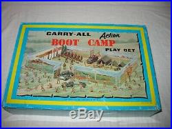 Marx Carry-All Boot Camp Action Play Set in Tin Case