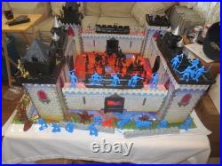 Marx Castle Of The Noble Knights Playset 95% Complete See Discription #4710