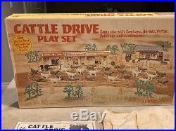 Marx Cattle Drive Play Set Box#3983