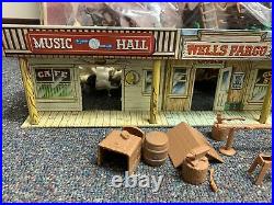 Marx Cattle Drive Play Set Box#3983 With Original Box 99% Complete NICE
