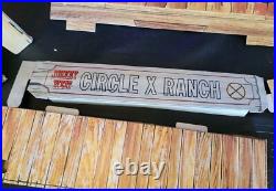 Marx Circle X Ranch Vintage Johnny West 1967 Playset Very Rare NOT COMPLETE