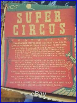 Marx Circus Play Set antique