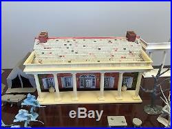 Marx Civil War Original Partial Playset Blue and Gray with Mansion
