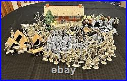 Marx Civil War Playset 54mm Toy Soldiers Many Accessories Vintage c. 1961 Rare