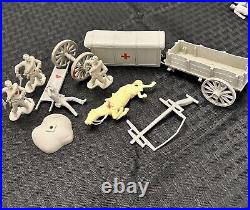 Marx Civil War Playset 54mm Toy Soldiers Many Accessories Vintage c. 1961 Rare