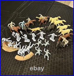 Marx Civil War Playset 54mm Toy Soldiers Many Accessories Vintage c. 1961 Rare