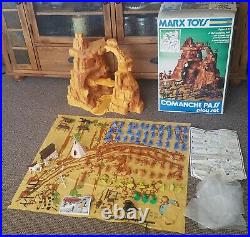 Marx Comanche Pass Playset #3416 100% Complete withBox, Comic Book & Instructions