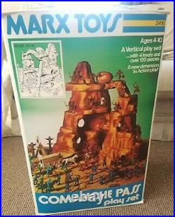 Marx Comanche Pass Playset #3416 100% Complete withBox, Comic Book & Instructions