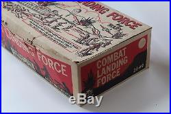 Marx Combat Landing Force Play Set Box #2649 TONS OF EXTRA PIECES