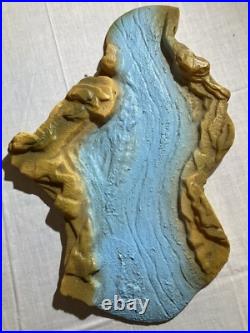 Marx Commanchee Pass/Prehistoric Mountain Play Set. Big&Small Cliff Bridge River