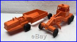 Marx Construction Camp Play Set With Original Box Building Vehicles & Accessories