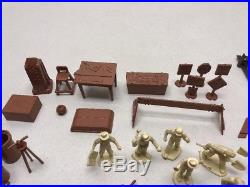 Marx Construction Camp Play Set With Original Box Building Vehicles & Accessories