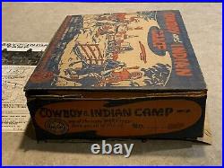 Marx Cowboy And Indian Camp Set Box#6148