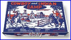Marx Cowboy and Indian Camp Play Set Box