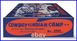 Marx Cowboy and Indian Camp Play Set Box