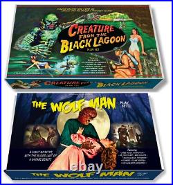 Marx Creature from the Black Lagoon OR Marx The Wolfman Play Set Box