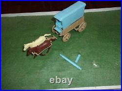 Marx Custers Last Stand Playset Covered Wagon Supply Wagon