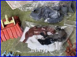 Marx DAVY CROCKETT AT THE ALAMO HUGE playset 3534R withEXTRA Figures & Accessories