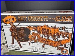 Marx DAVY CROCKETT AT THE ALAMO HUGE playset 3534R withEXTRA Figures & Accessories