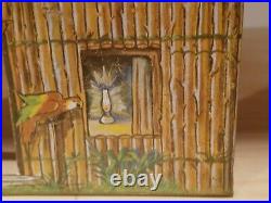 Marx Daktari Play Set Jungle Trading Post Hut Tin Litho Building