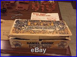 Marx Daniel Boone Wilderness Scout Play Set Box#2640