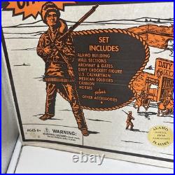 Marx Davy Crockett Alamo Playset 160th Anniversary 1990s Reissue #3538